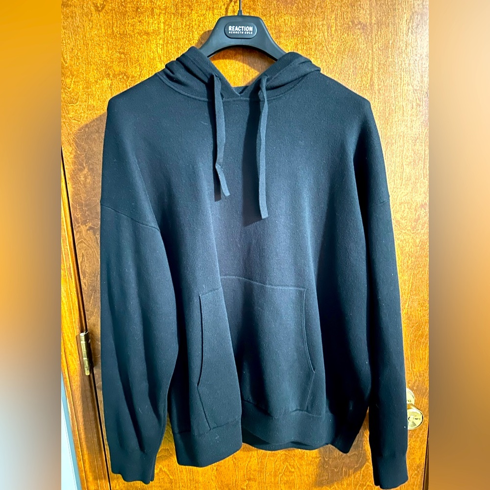 Men’s Banana Republic Hooded Black Sweatshirt Hoodie XL